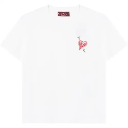 GUCCI Cotton Jersey T shirt With Patch
