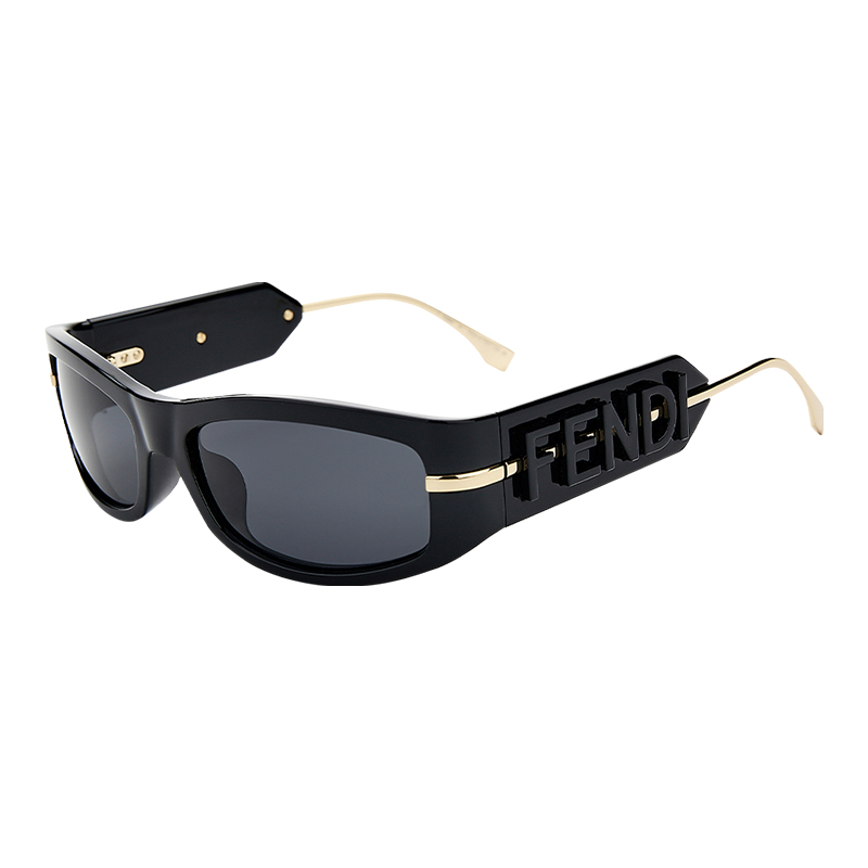 Унисекс солнцезащитные очки Fendi (черные)