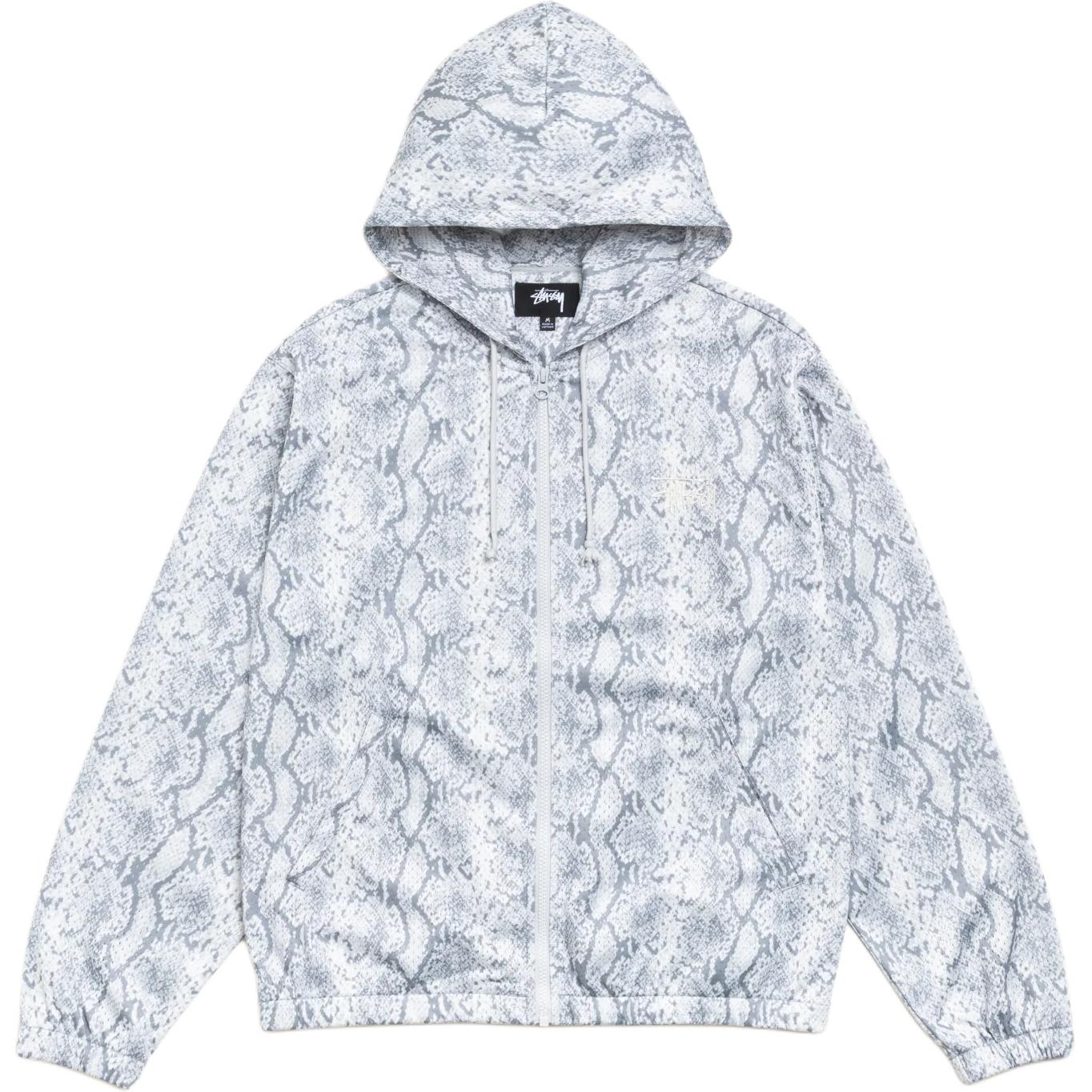 Куртка Stussy Stussy SS26 ATHLETIC MESH ZIP HOODIE (серая)