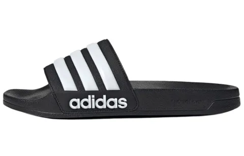 Adidas ADILETTE SHOWER Cushioning Slide Slippers Unisex Black