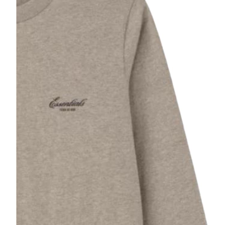 Женское худи Fear of God Essentials SS26 (бежевое) — фото 4