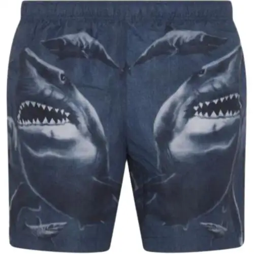 Burberry shark-print swim shorts