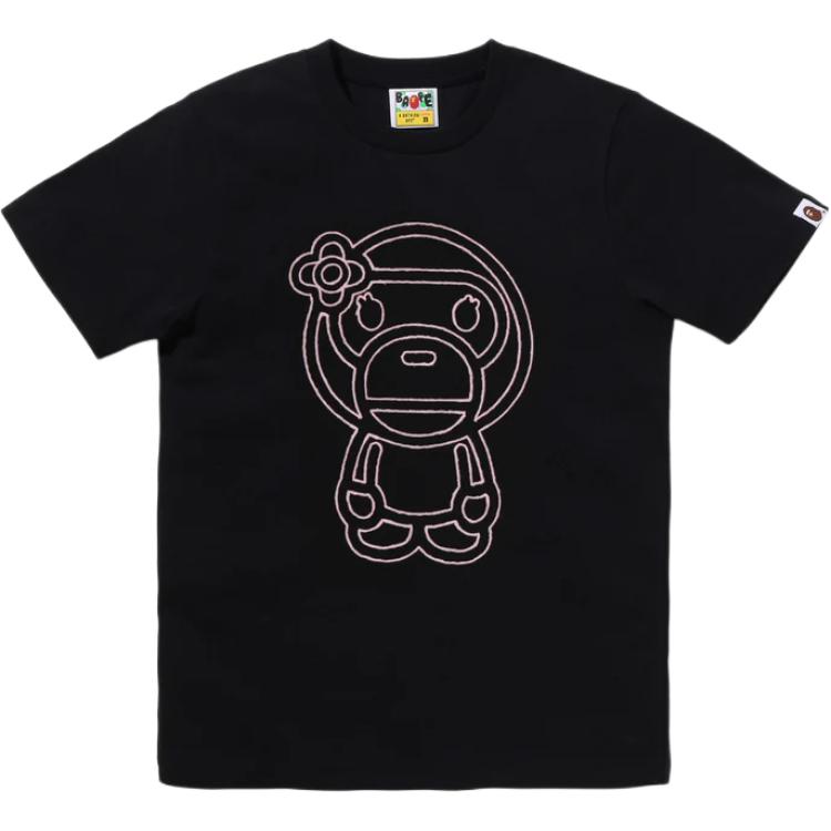 Женские футболка A BATHING APE A BATHING APE Baby Lisa SS26 T (белый)