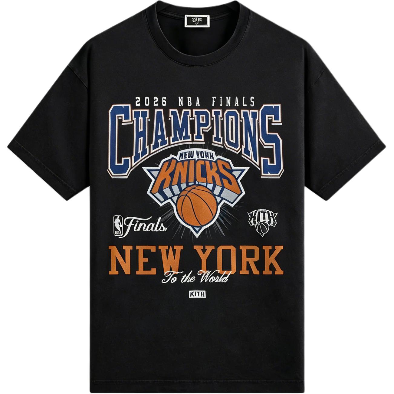 KITH Basketball Jerseys Men’s Black Crew Neck Moderate