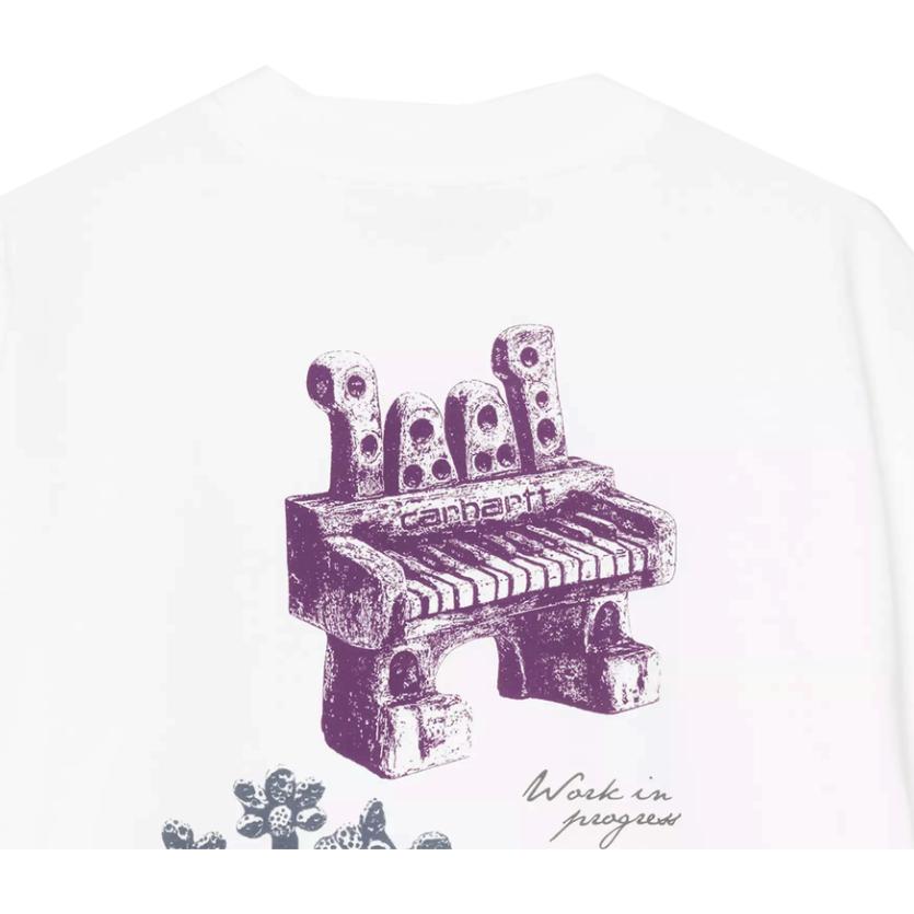 Женская футболка Carhartt WIP SS26 W' S/S Forma T-Shirt T (белый) — фото 5