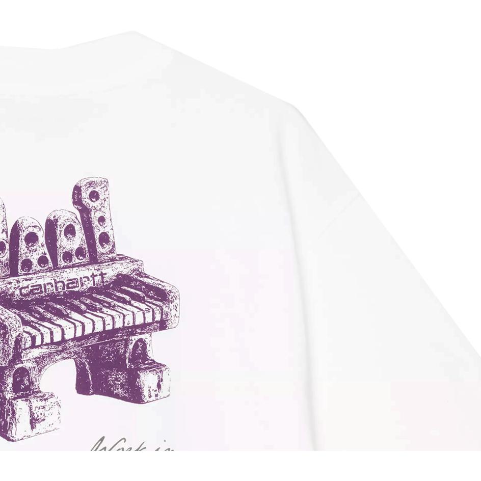 Женская футболка Carhartt WIP SS26 W' S/S Forma T-Shirt T (белый) — фото 3