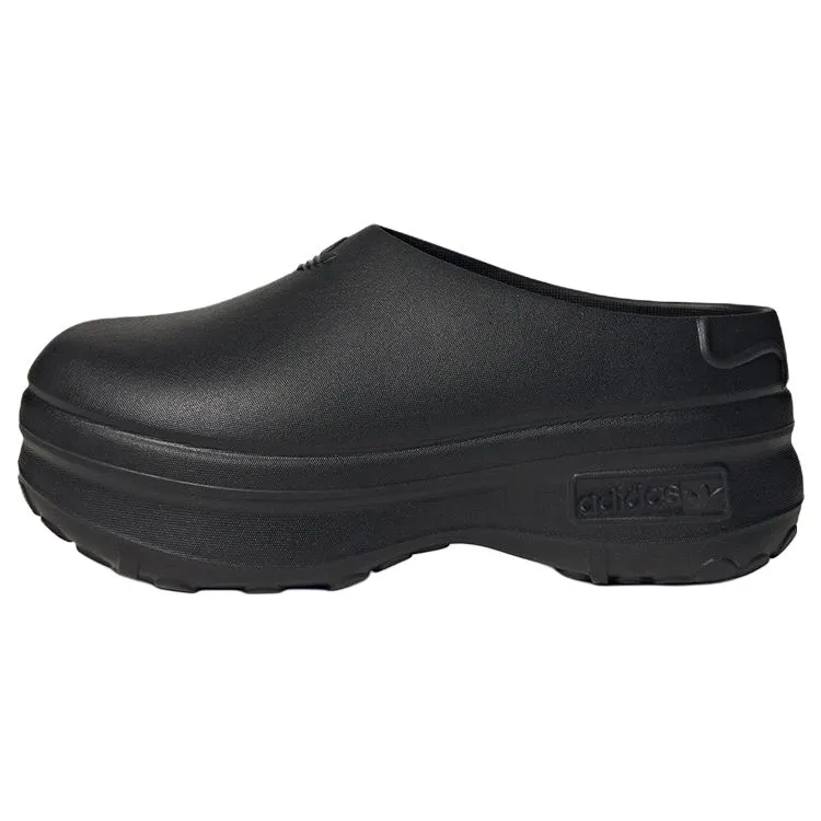 Adidas Originals AdiFOM Stan Smith Mule Rubber Sole Abrasion Resistant Chef Shoes Women's Black