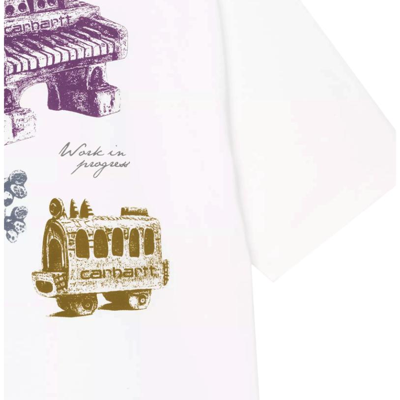 Женская футболка Carhartt WIP SS26 W' S/S Forma T-Shirt T (белый) — фото 2