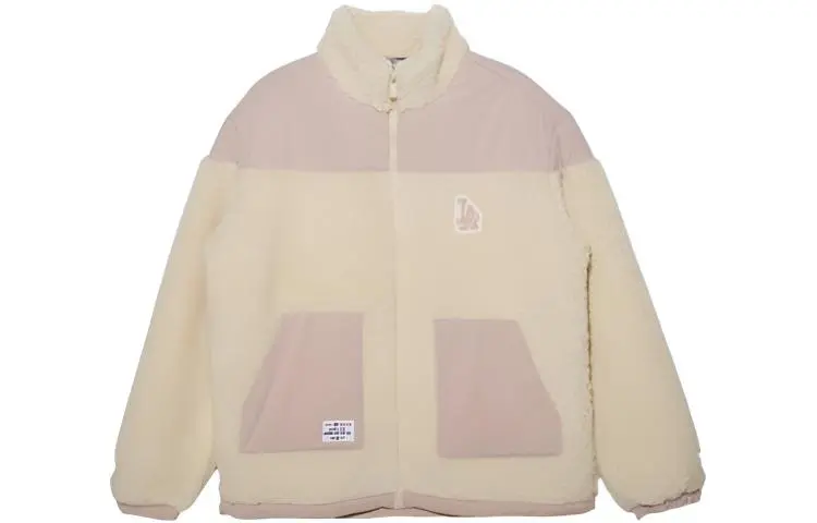 New Era Velvet feel Coat Unisex Pink