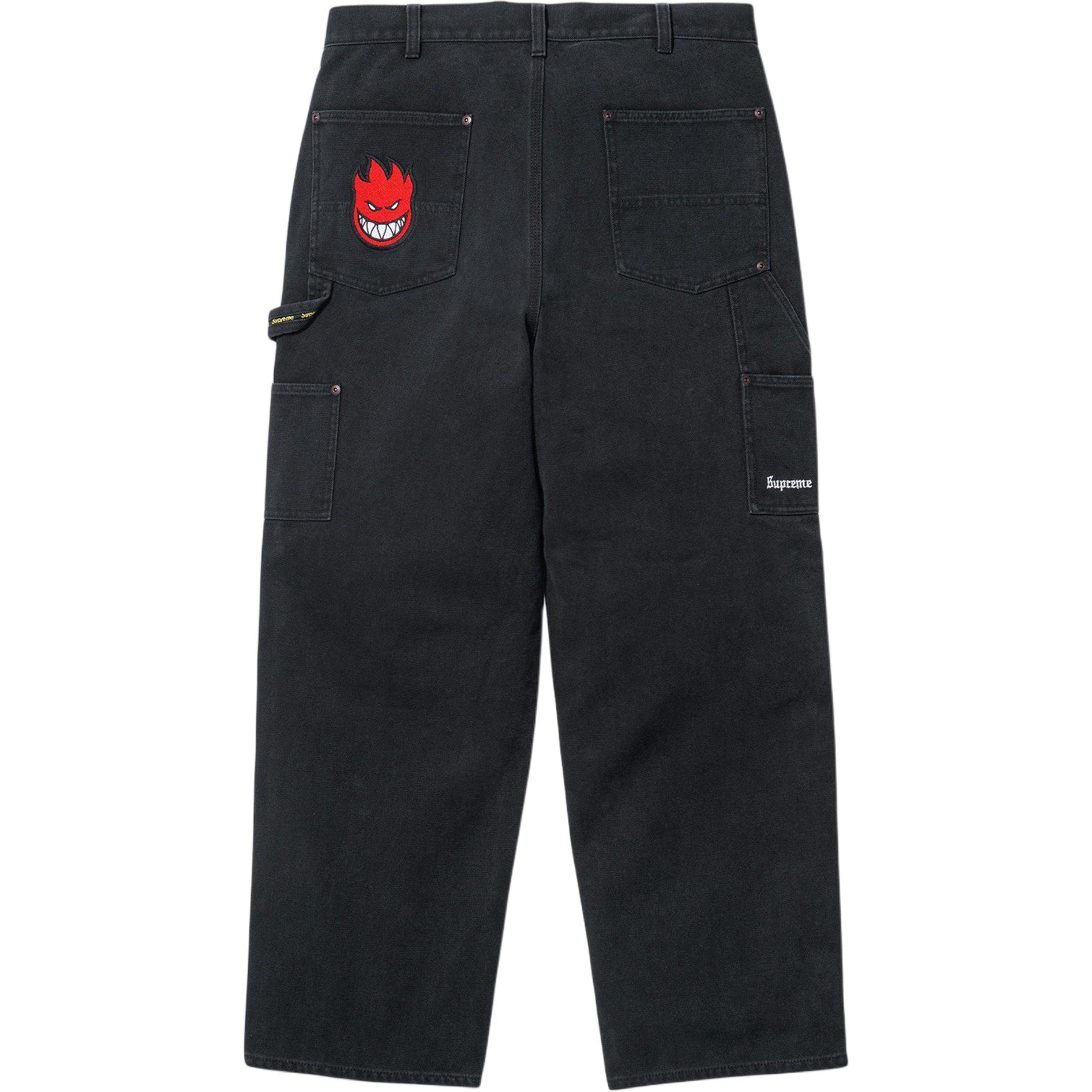 Джинсы Supreme Spitfire SS26 Week17 Double Knee Painter Pant (синие) — фото 2