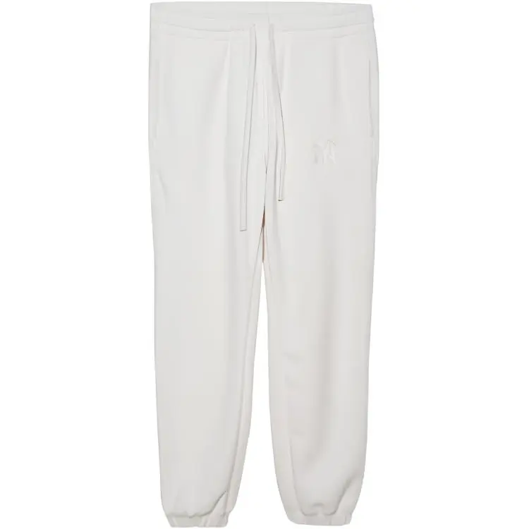 New Era Knitted Sweatpants Unisex Ivory White