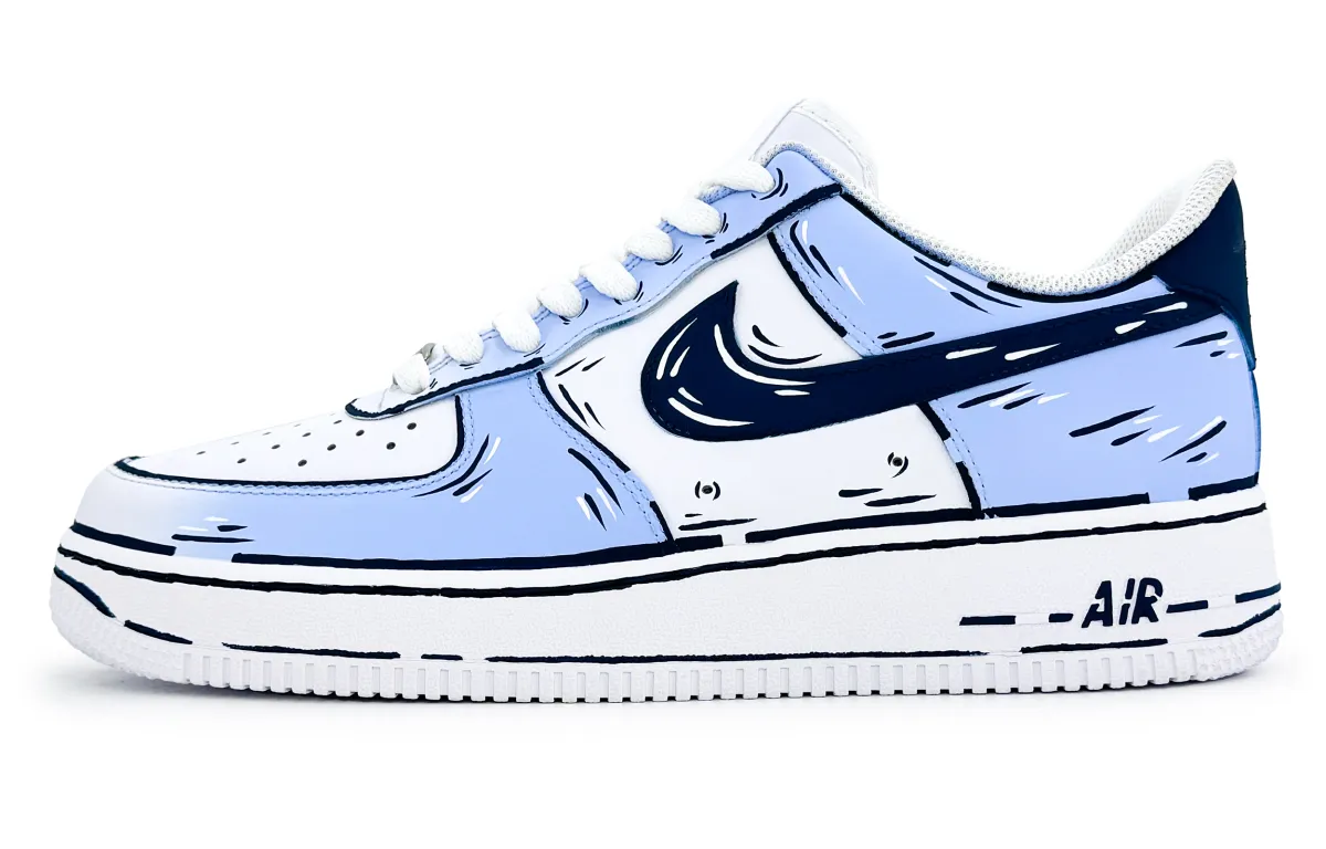 Nike Air Force 1 Slip Resistant Abrasion Resistant Skateboard Shoes Unisex