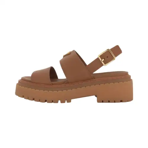 PRADA One Strap Sandals 5.5cm Women's Brown