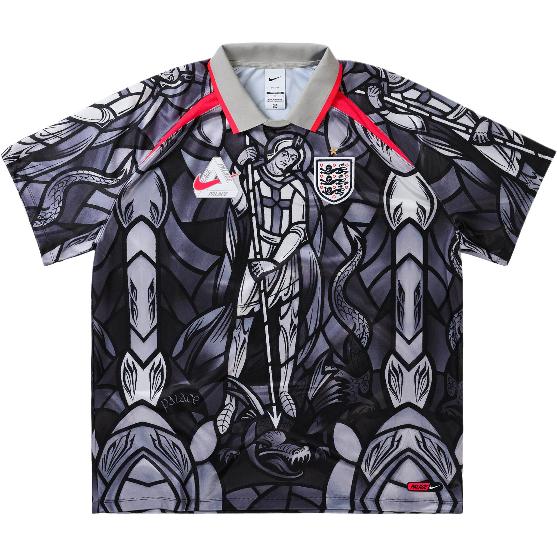 PALACE England X Nike Soccer Jerseys Unisex Gray Moderate