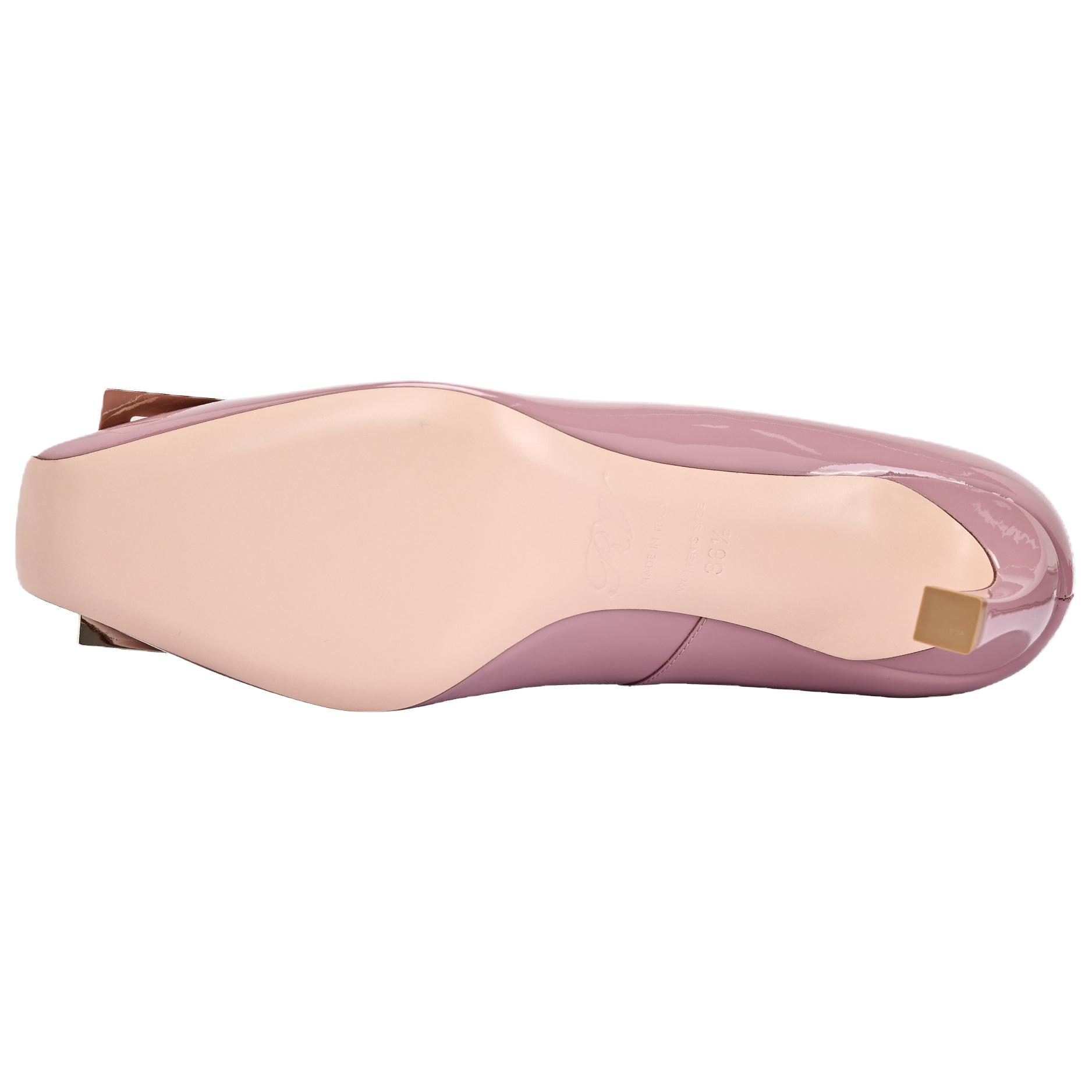 Roger Vivier Belle Vivier Slim Heel High Heels Women's Purple Pink