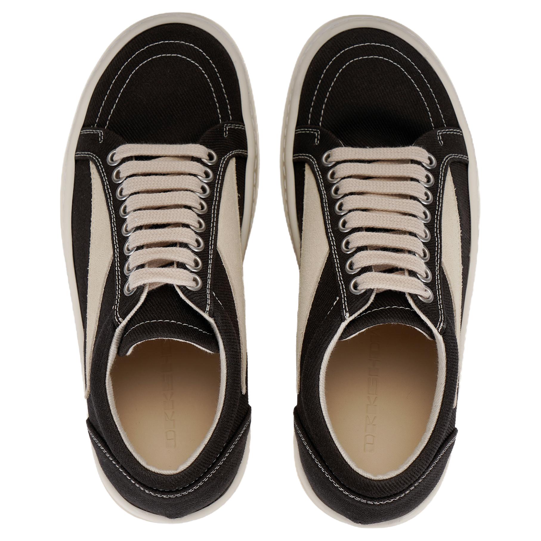 Rick Owens DRKSHDW Low top Skateboard Shoes Women's Black