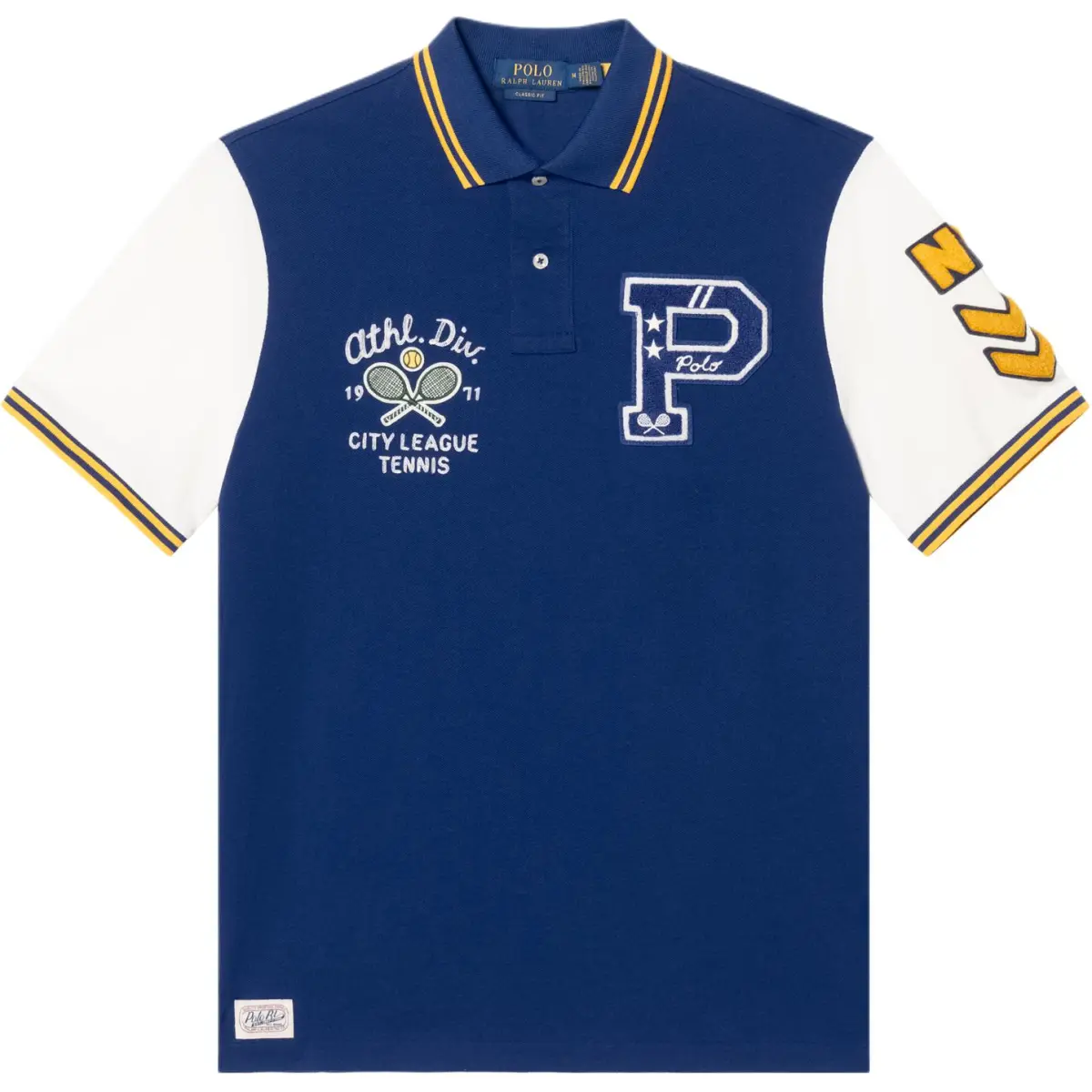 Polo Ralph Lauren Wimbledon Polo Shirt Classic Version Men's Blue