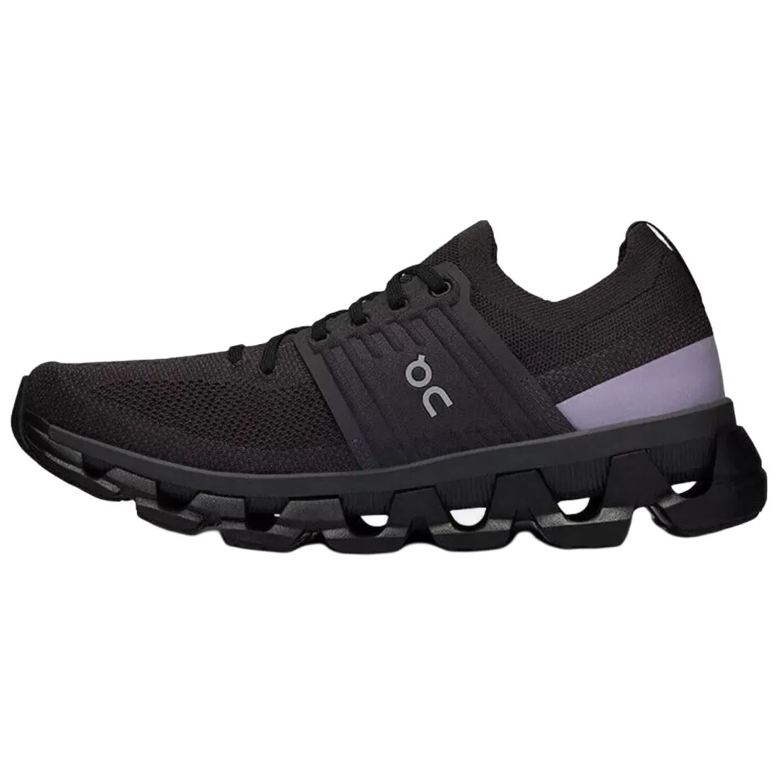 On Cloudswift 3 Fabric Cushioning Slip Resistant Coverage Low top Casual Running Shoes Women's Gray Purple