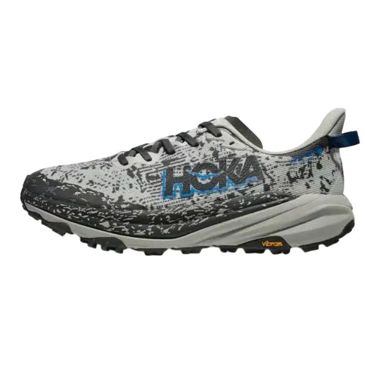 HOKA ONE ONE Speedgoat 6 Comfortable Cushioning Slip Resistant Rebound Low top Running Shoes Women's Gray Black