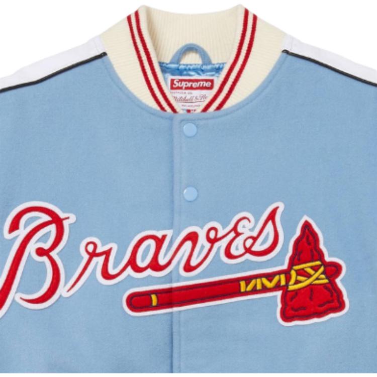 Куртка Supreme × Mitchell & Ness Teams Varsity (цвет как на фото) — фото 14