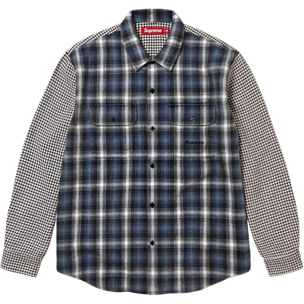 Supreme plaid houndstooth shirt