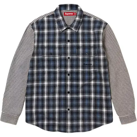 Supreme plaid houndstooth shirt