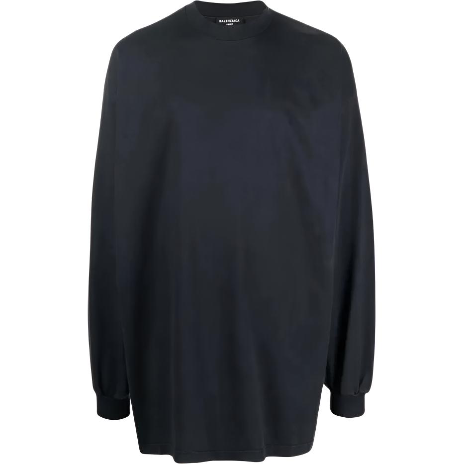 Мужской лонгслив Balenciaga Balenciaga T (черный)