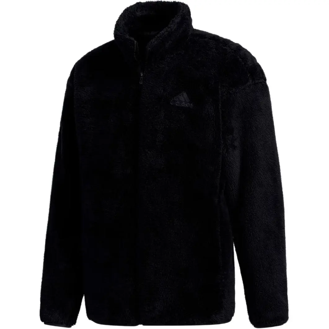 Adidas Jackets Men's Black Stand Collar Moderate Other