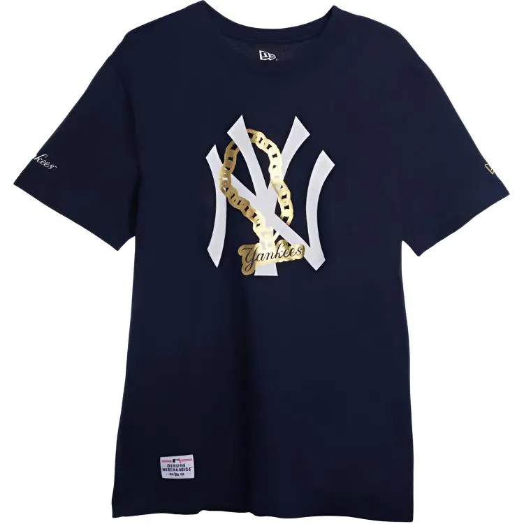 New Era T Shirt Unisex Marine Blue