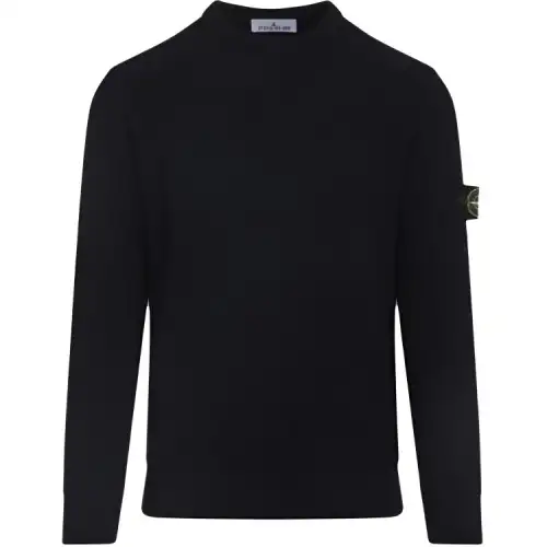 STONE ISLAND Logo Patch Crewneck Jumper