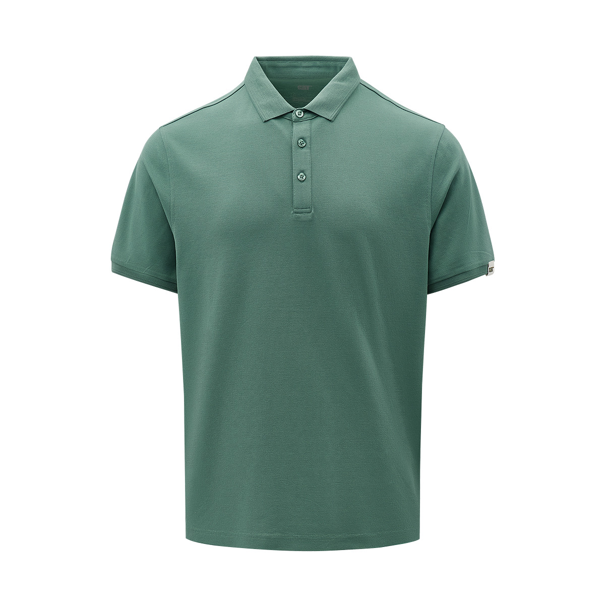 Мужская футболка CAT 26SS Polo (бежевая) — фото 11