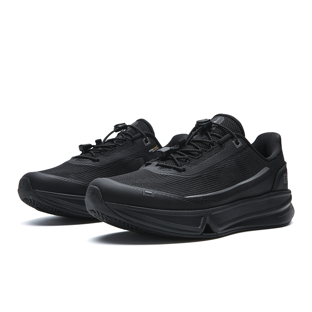 Женские кроссовки FILA AURA WALKING (черные) — Чёрный — фото 3