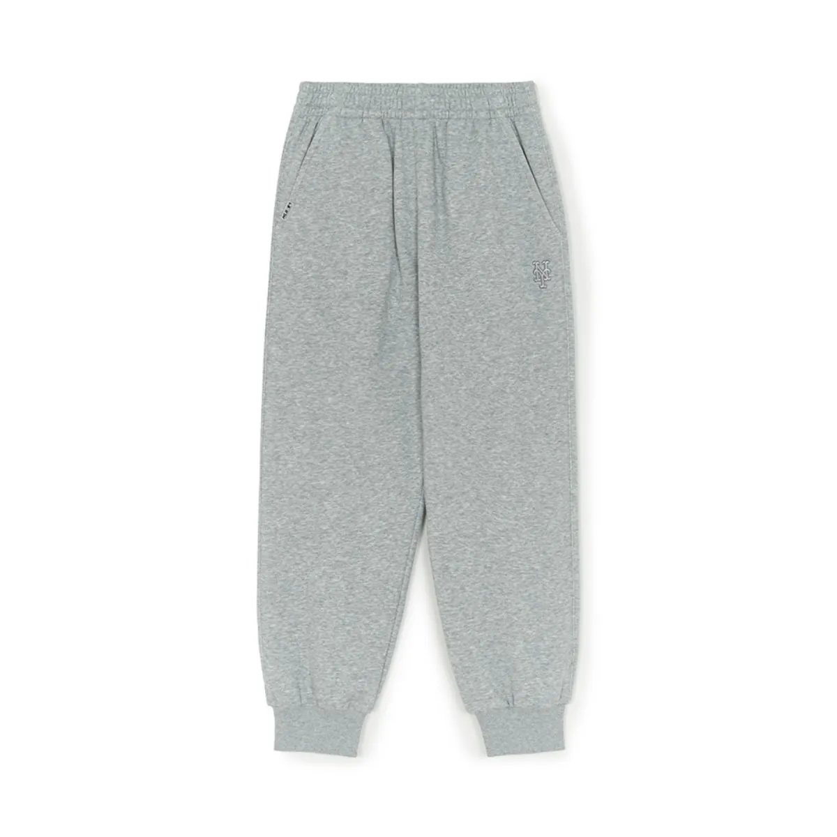 MLB New York Mets Embroidery Fleece Lined Solid Color Elastic Knitted Sweatpants Unisex