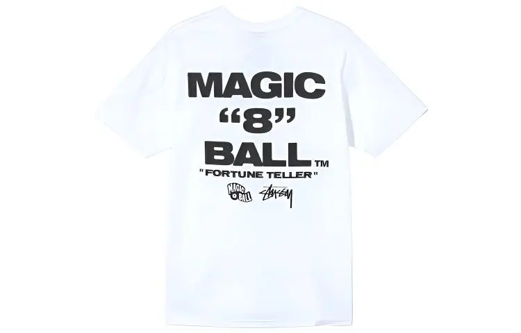 Stussy X Mattel Magic 8 Ball T shirt