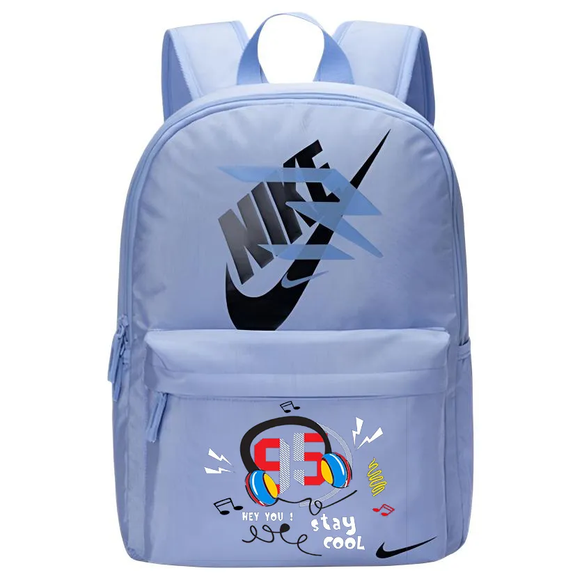 Nike 3Brand Polyester Backpack Unisex Tide Blue