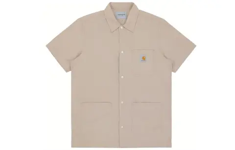 Carhartt WIP Shirts Men's Khaki Lapel Moderate