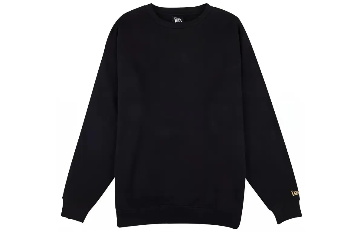 New Era Sweatshirts Men's Black Crew Neck Moderate