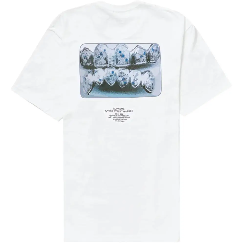 Supreme x Dover Street Market FW23 T Shirt Unisex White
