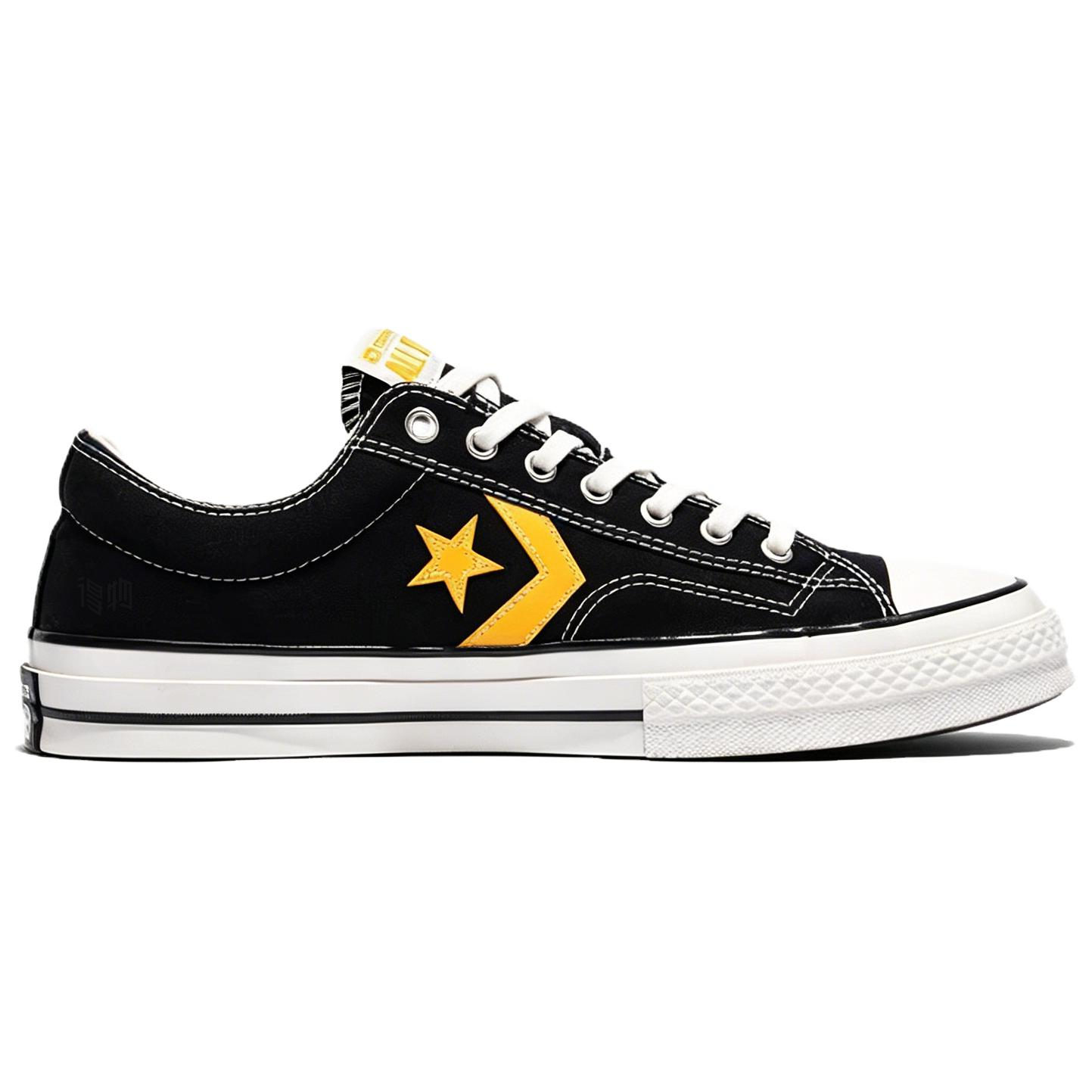 Кеды Converse Star Player 76 SE (черно-бело-желтый) — Чёрныйбелыйжёлтый — фото 2