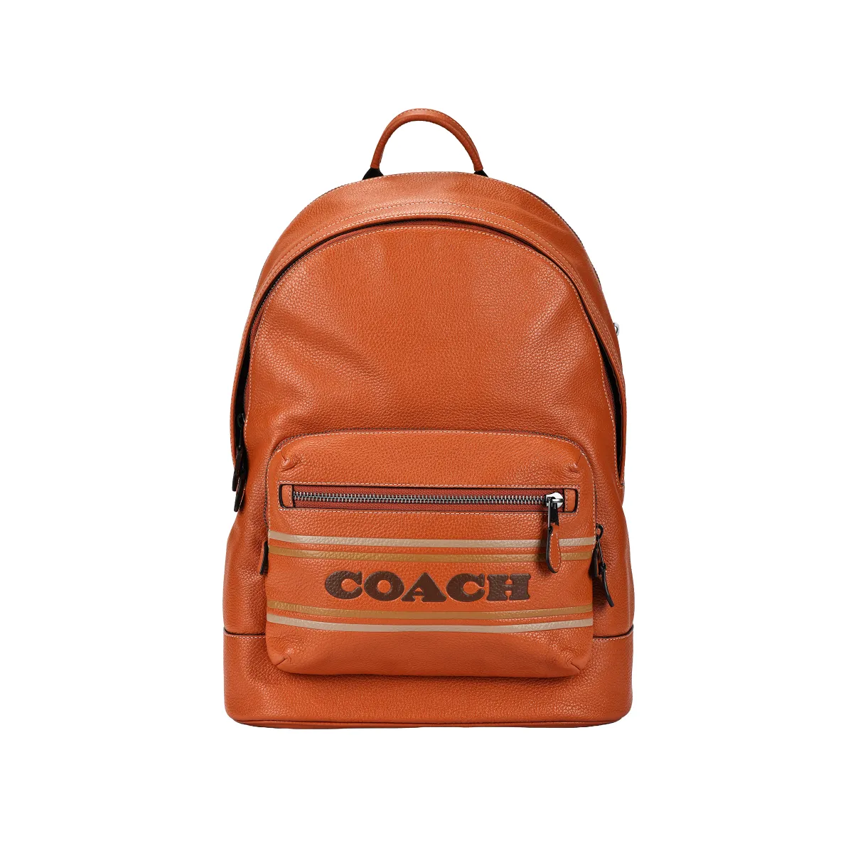 COACH Westway Cow Leather With Fabric Backpacks Large Women's Brown