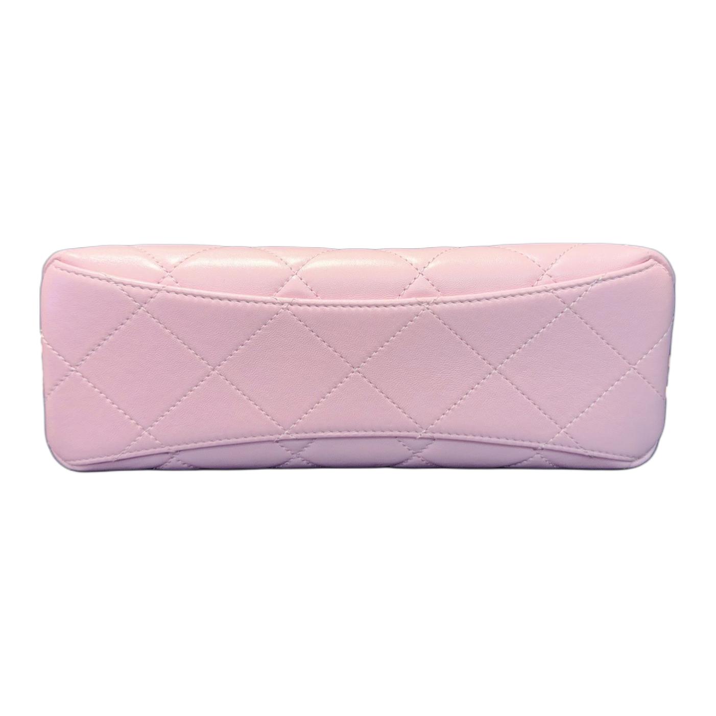 Женская сумка Chanel (розовая) — фото 3