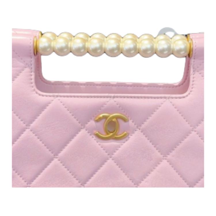 Женская сумка Chanel (розовая) — фото 4