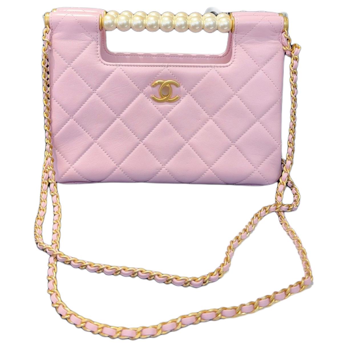 Женская сумка Chanel CHANEL (розовая)