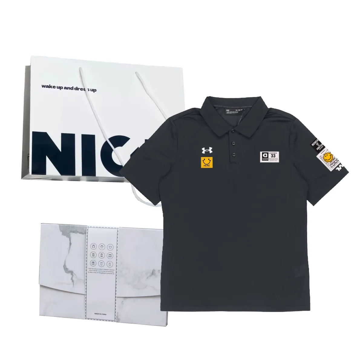 Under Armour Polo Shirt Unisex Black
