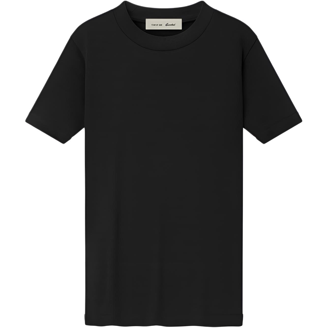 Женская футболка Fear Fear of God Essentials SS26 SS26 Womens Rib Fitted Short Sleeve Tee T (бежевый)