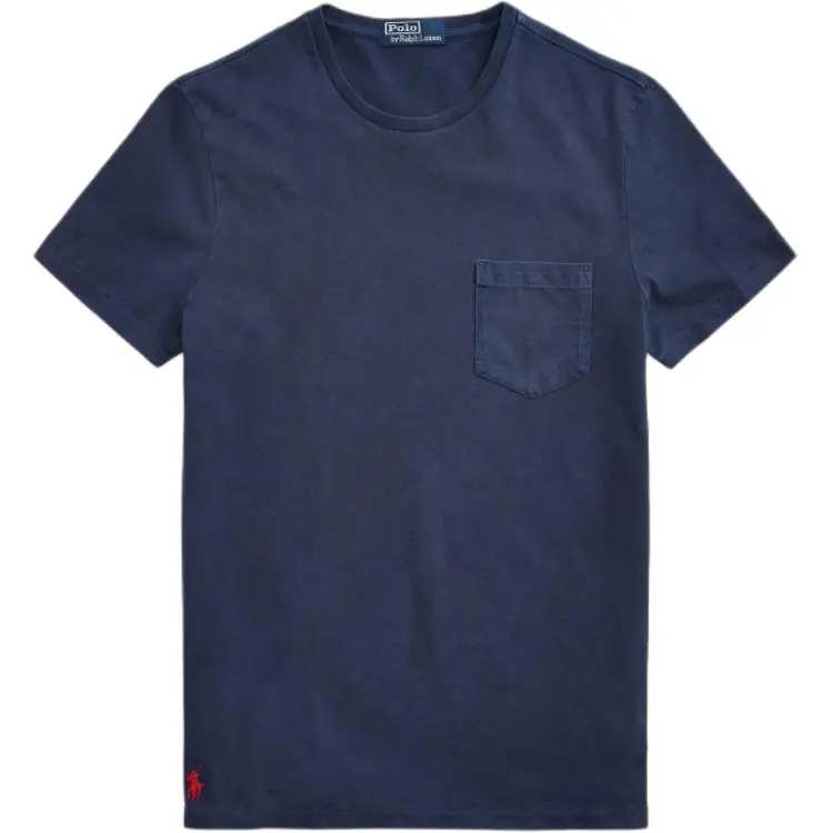 Polo Ralph Lauren FW22 T Shirt Custom Men's Marine Blue