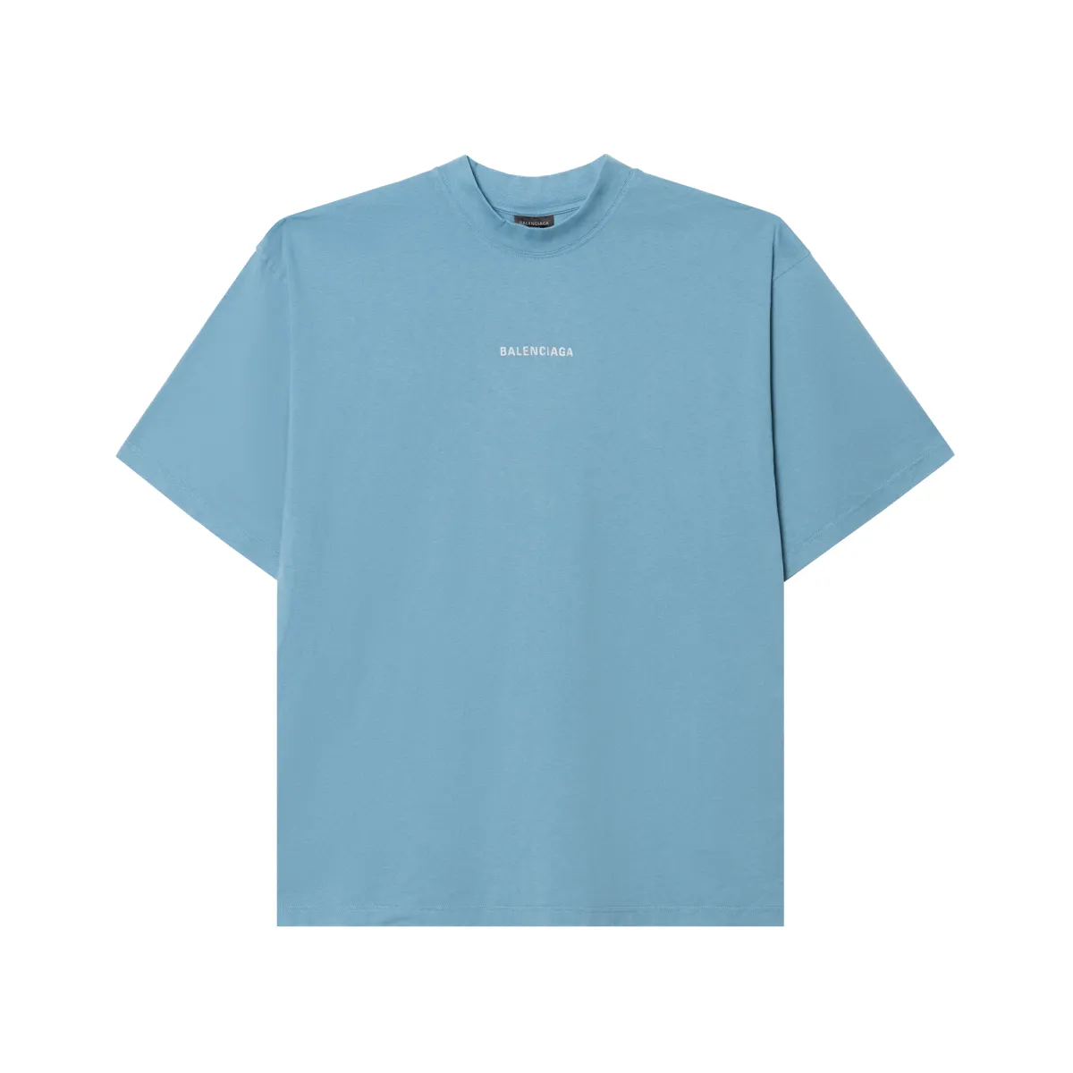 Balenciaga T Shirt Slim Fit Men's Blue