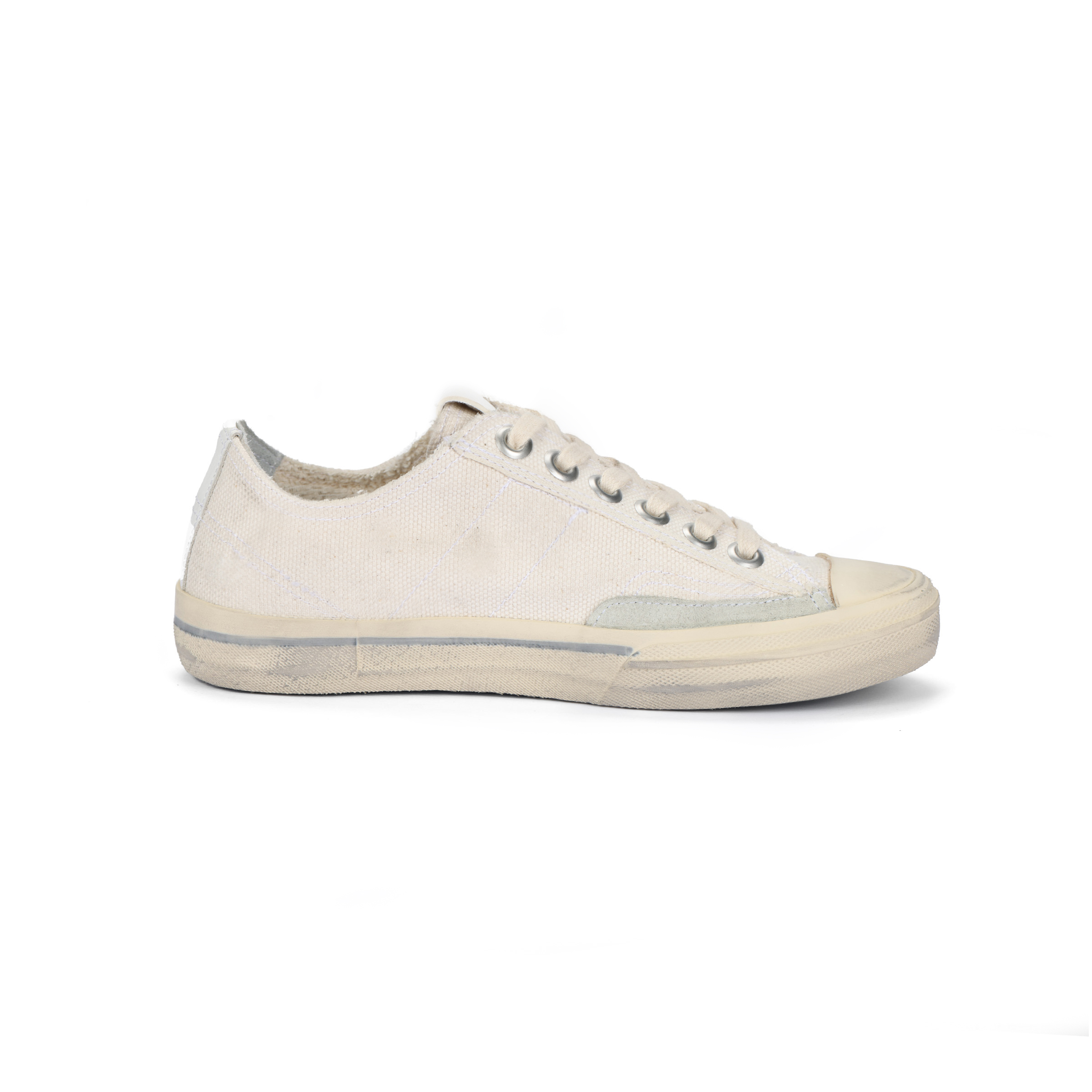 Golden Goose V Star Low top Stylish Skateboarding Shoes Women's Ecru Distressed