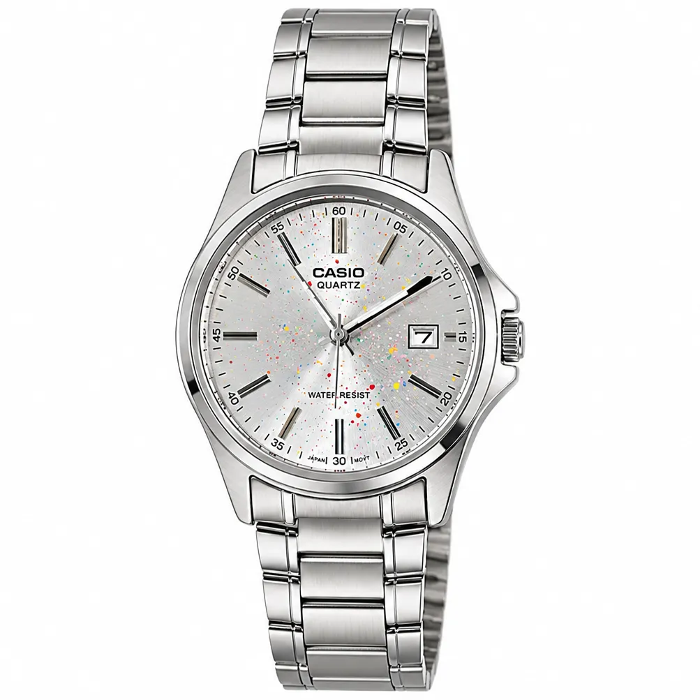 CASIO Quartz Movement Stainless Steel Strap Watch Men's Watches Silver Dial