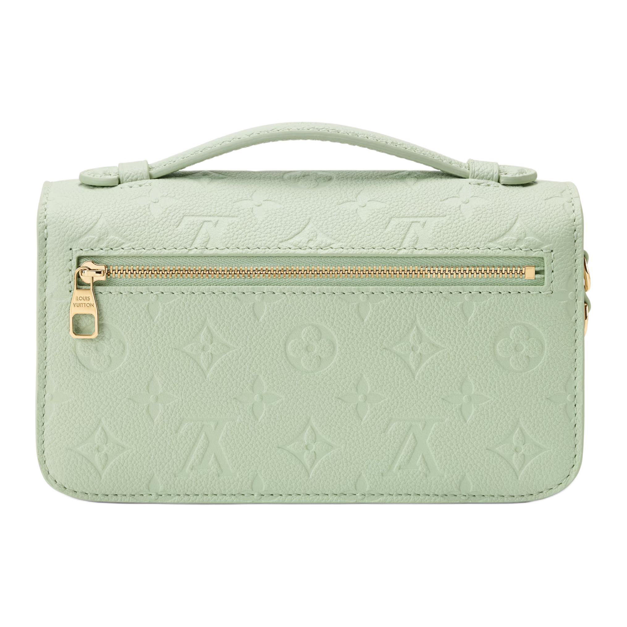 Женская сумка Louis Vuitton Pochette Metis East-West (мятный) — фото 3